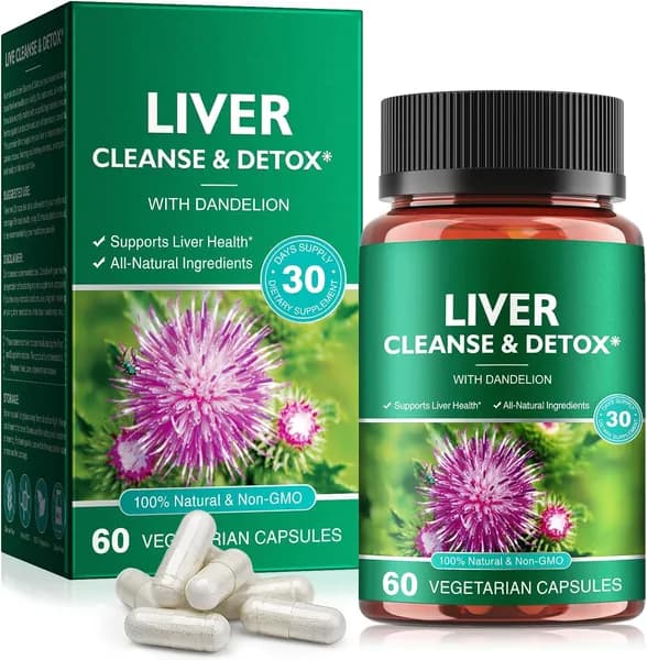 Очищение печени Detox & Repair - Health Liver Support Herbal Supplement