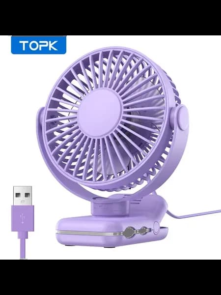 Портативный вентилятор Фиолетовый, Purple