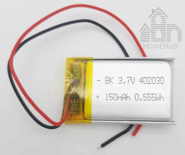 Аккумулятор Li-pol, 402030, 3.7V, 150mAh, гибкие