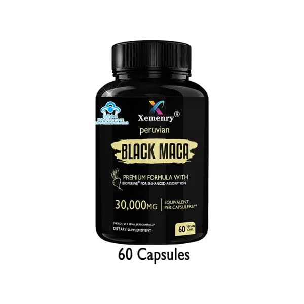 Xemenry - экстракт корня перуанской черной маки, каждая капсула содержит концентрацию, эквивалентную 30 000 мг исходного ингредиента, - разработан для повышения уровня энергии,