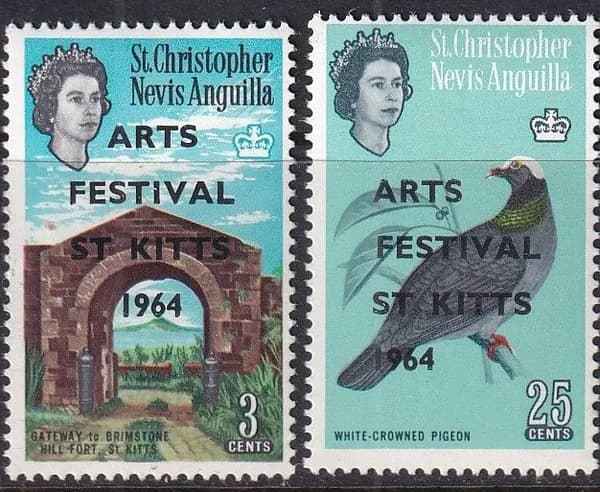 Сент Китс 1964 2 марки