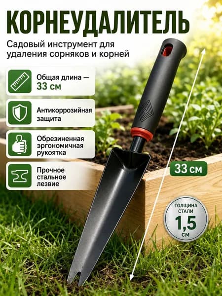 Корнеудалитель, рукоятьСталь, 5 см