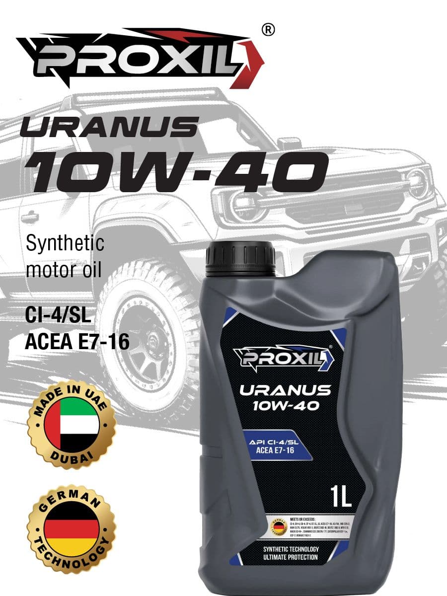 PROXIL 10W-40 Масло моторное, Синтетическое, 1 л