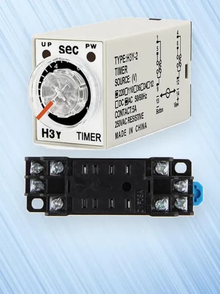 Реле времени H3Y-2 0-60с AC 220V с панелью, - Другое
