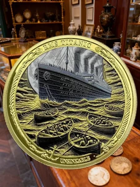 Монеты Титаника,Серебряный