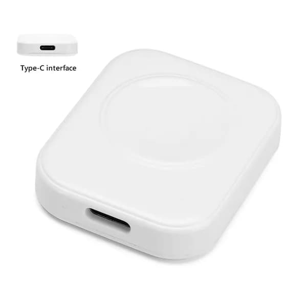 Беспроводное зарядное устройство для Apple Watch с разъёмом USB-C, белое