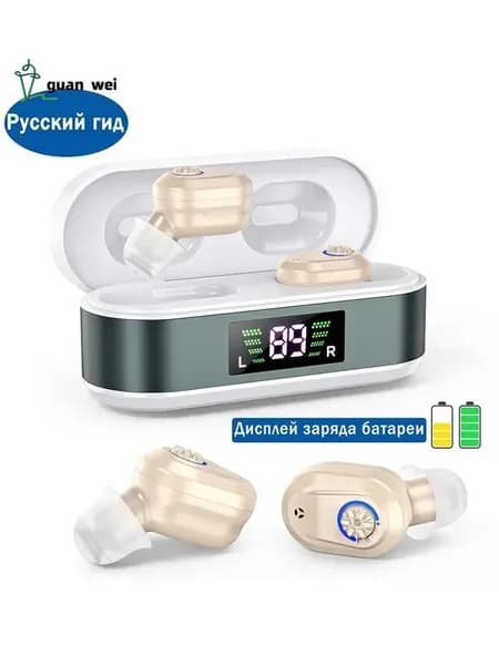 слуховой аппарат для пожилых с зарядным устройством цифровой цвет кожи