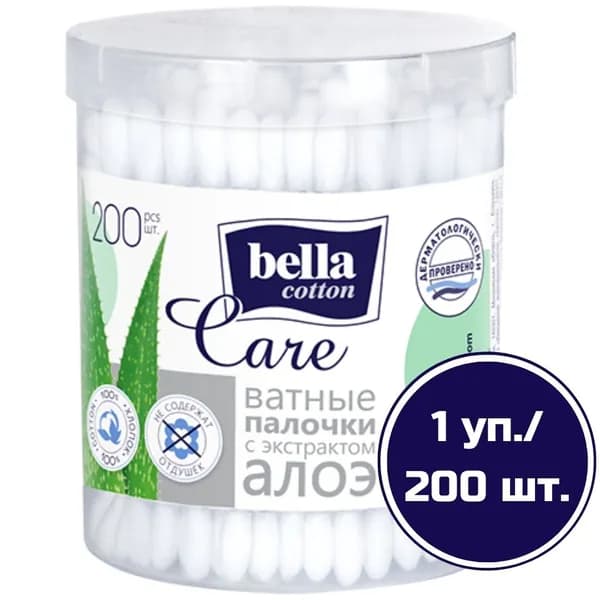 bella Ватные палочки, 200 шт.