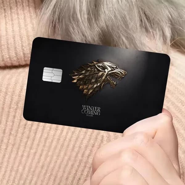 Game of Thrones Игра престолов Наклейка для банковской карты