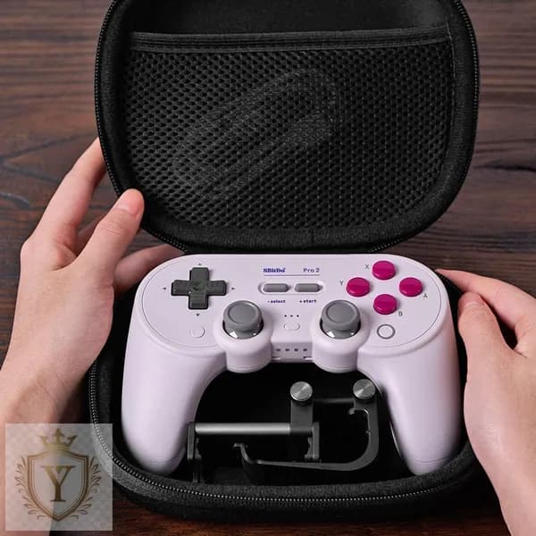 Чехол для геймпада 8Bitdo Pro 2 из прочного полиэстера 1680D с двойным отделением