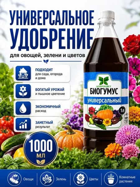 Удобрение биогумус универсальное 1000 мл