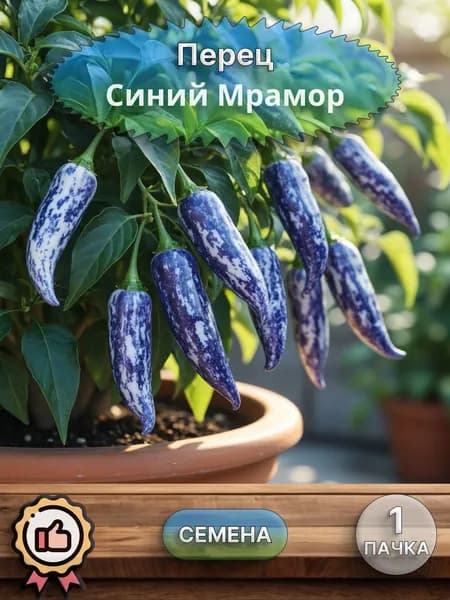 Перец Синий мрамор, семена, 10 шт.