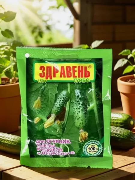 Здравень ОГУРЦЫ ТУРБО 150 г.