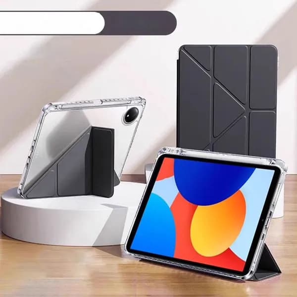 для Xiaomi Redmi Pad SE 8.7, Умный чехол 8.7 дюйма, Y-образный дизайн,складывающийся стенд кожаный магнитный с карандашом держатель для Redmi Pad SE 8.7 4G 8.7" корпуса планшета
