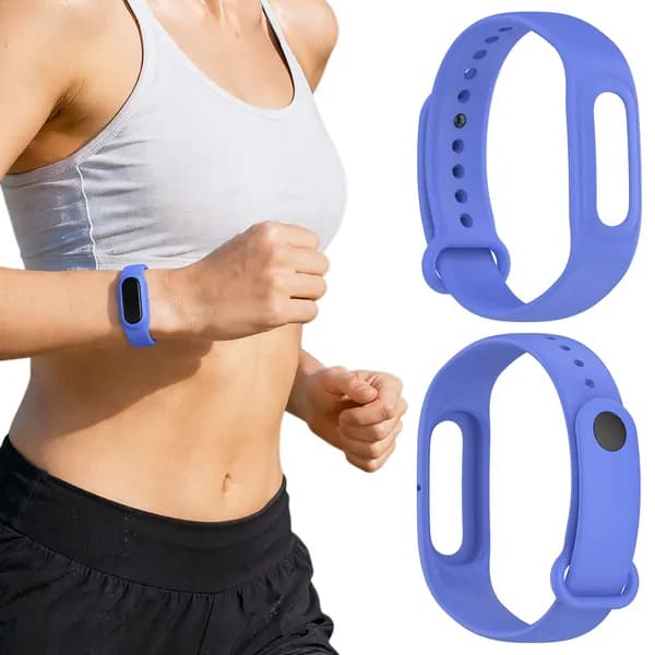 Силиконовый ремешок для Fitbit Air фиолетовый, длина 254 мм