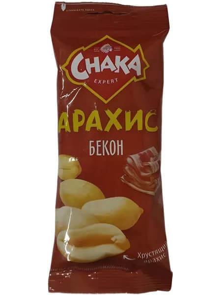 Арахис обжаренный соленый со вкусом бекона Chaka 1х50г г