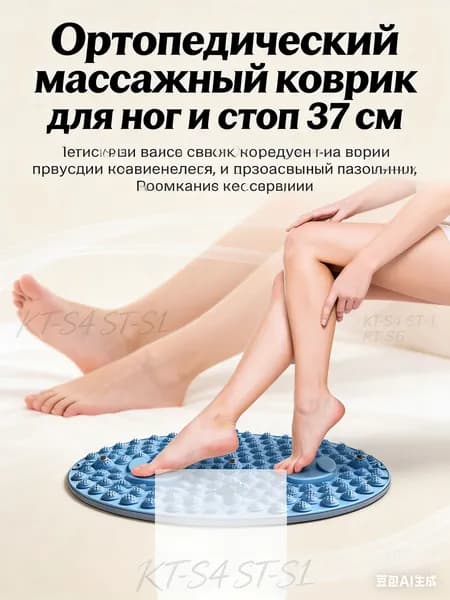 Самый популярный в 2026 годуОртопедический массажный коврик для ног и стоп 37 см