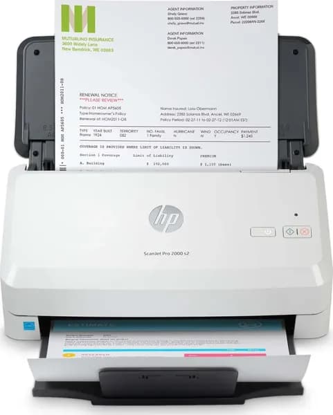 HP Сканер, белый, черный