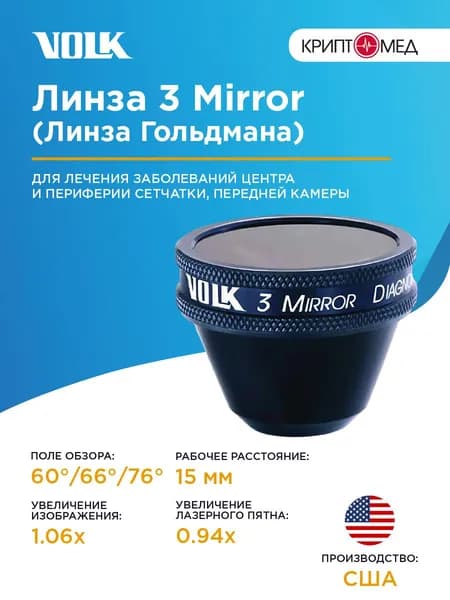 Линза 3 Mirror (Линза Гольдмана)