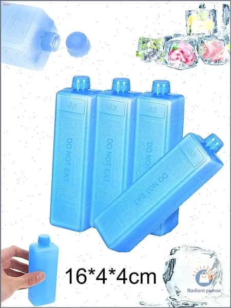 4 шт. блоков холодильника для кондиционера Ice Box, пакет для охлаждающего ящика, портативные кондиционеры