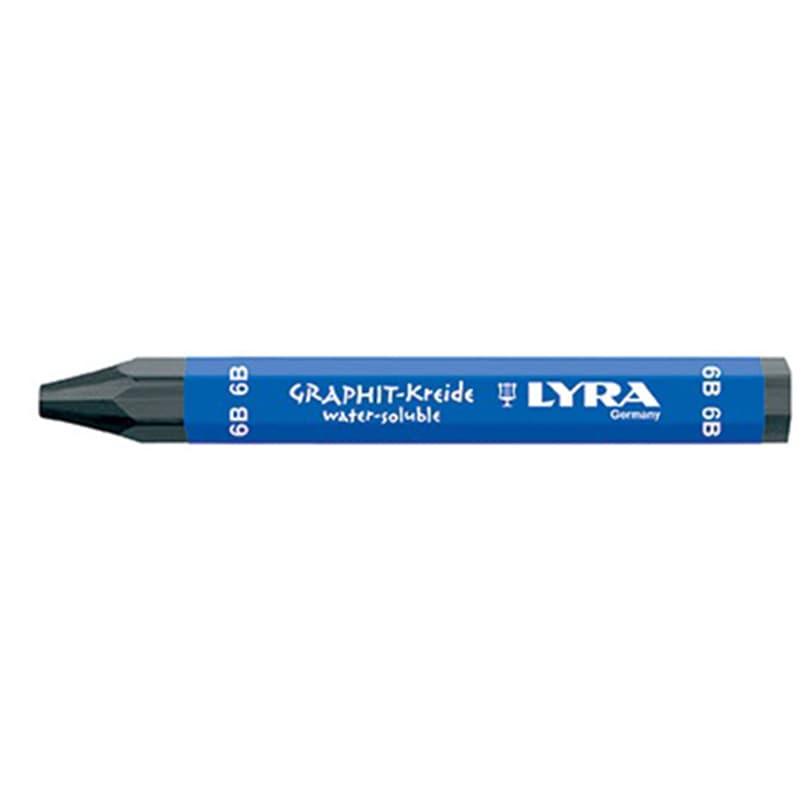 Мелок графитовый шестигранный Graphite Crayons, водорастворимый, 12 мм 9В