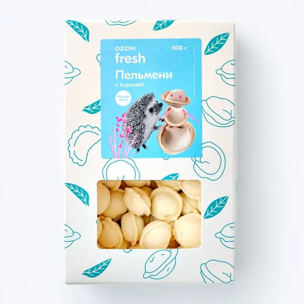 Пельмени мини с Курицей 500 г, Ozon fresh, замороженные
