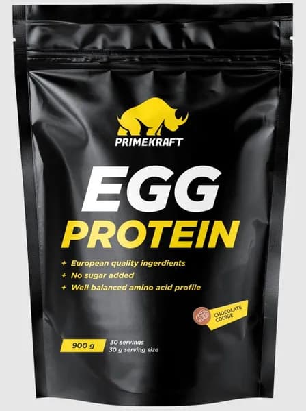 Яичный протеин PRIMEKRAFT Egg Protein шоколадное печенье 900 гр.