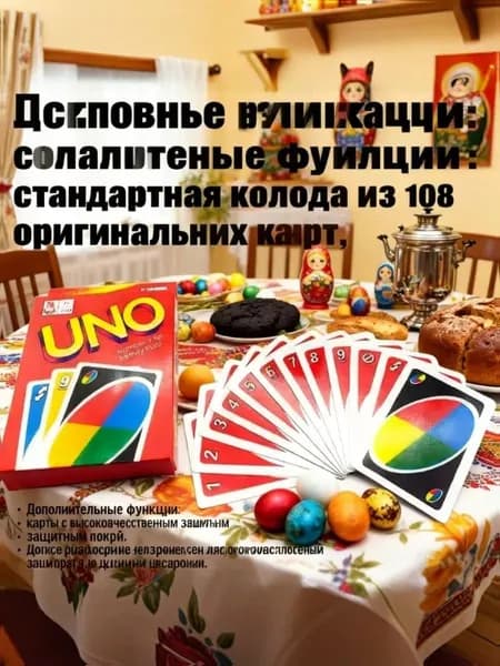 Новая версия карточной игры UNO, многопользовательская настольная игра