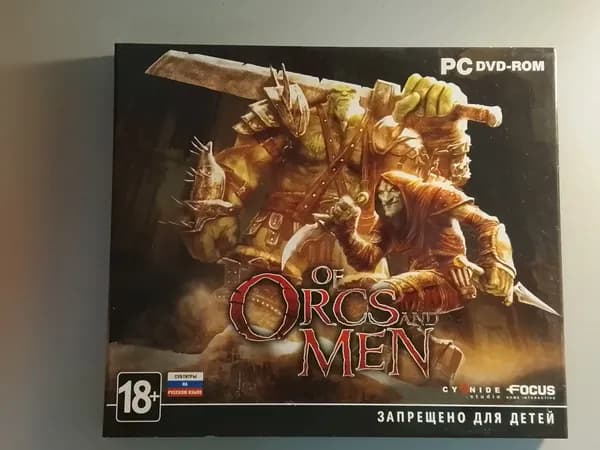 Диск с винтажной игрой для слабого ПК Orcs And Men (русские субтитры, 1С-СофтКлаб)