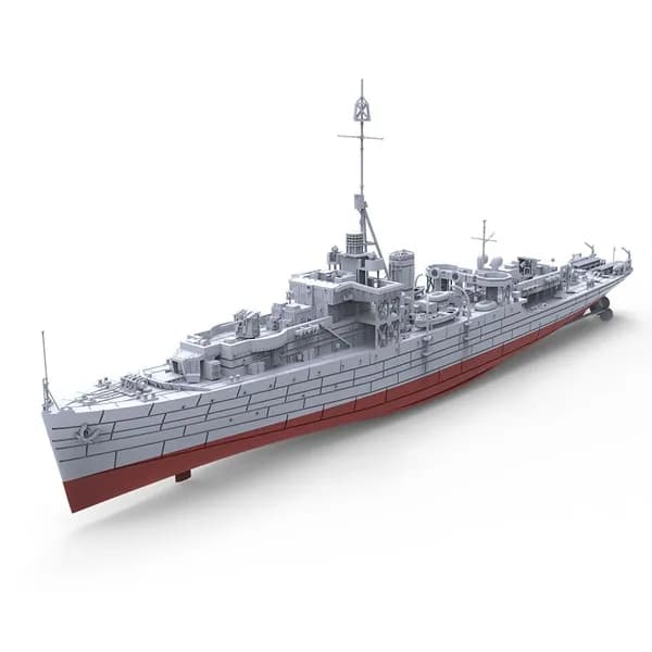 SSC700630S 1/700 Военная модель британского фрегата K246 речного класса Спей" в полной донной версии