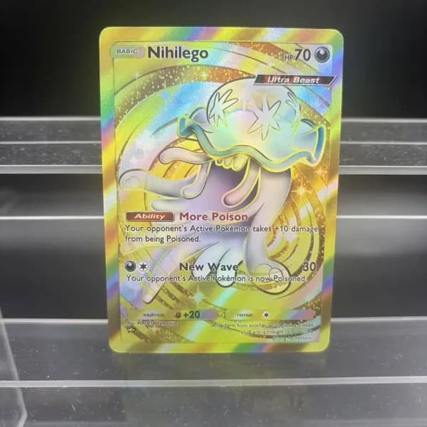 Коллекционные карты TCG POCKET: Lugia, Ho-oh, Mantyke, Nihilego ex. Ручная работа, классические игровые аниме-карты, подарок и сувенир