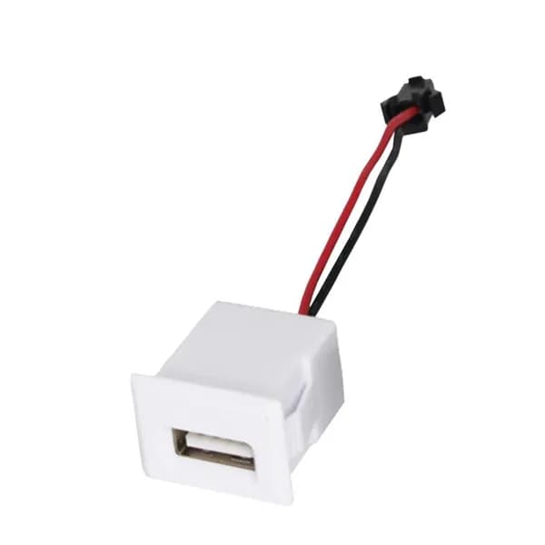 Разъем порта зарядки USB с кабельными терминалами, гнездо зарядного устройства
