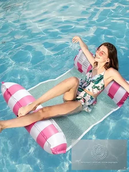 надувной водяной гамак, водяное кресло с откидывающейся спинкой