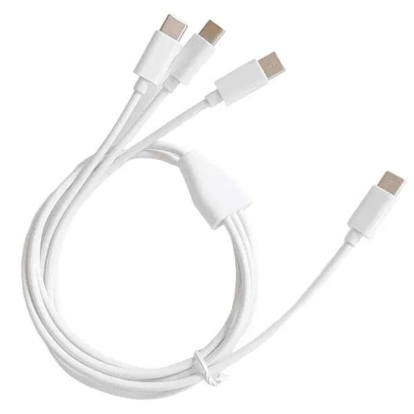 3 в 1 кабель USB Type C для зарядки аккумуляторов мобильных телефонов