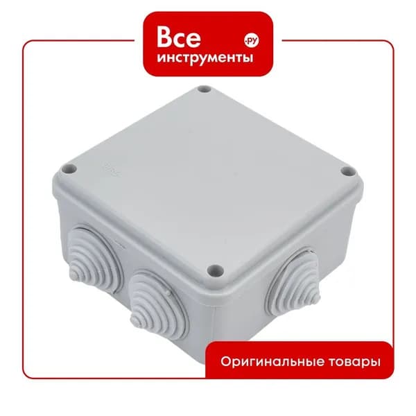 Распределительная коробка GREENEL наружного монтажа 100х100х50мм IP55 GE41234