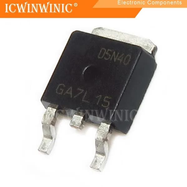 4шт AOD5N40 D5N40 TO-252 Интегральная схема
