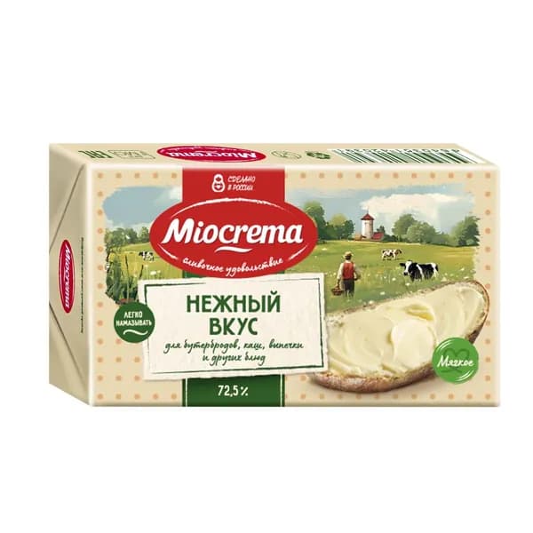 Крем на растительных маслах Miocrema 72,5%, 180 г