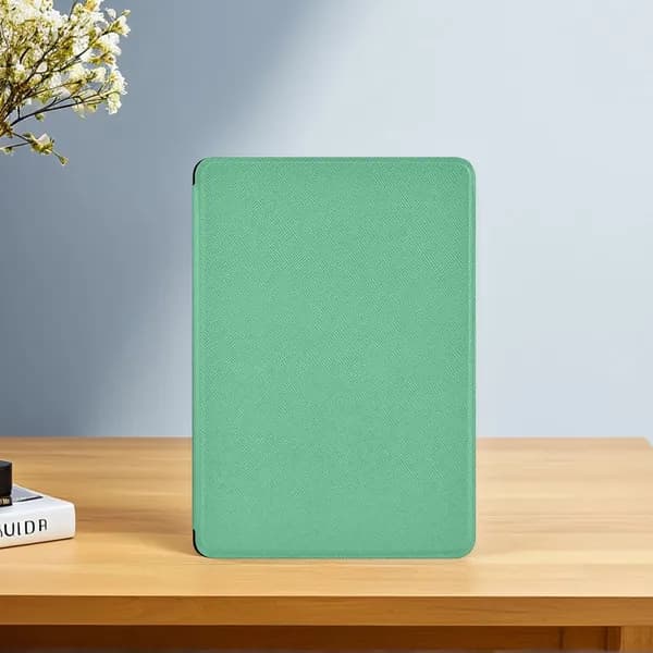 Чехол для Kindle Paperwhite 12-го поколения 2024 года, зелёный, магнитный, с функцией пробуждения