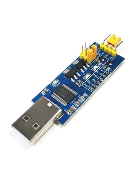 Модуль преобразователя USB-UART на FT232RL (TTL 5В/3.3В/1.8В, для отладки и прошивки)