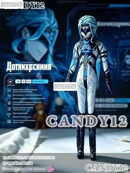 Гибкая тканевая фигурка Дотторе Genshin Impact с металлическим каркасом, двусторонняя печать, коллекционный сувенир для дома и фото