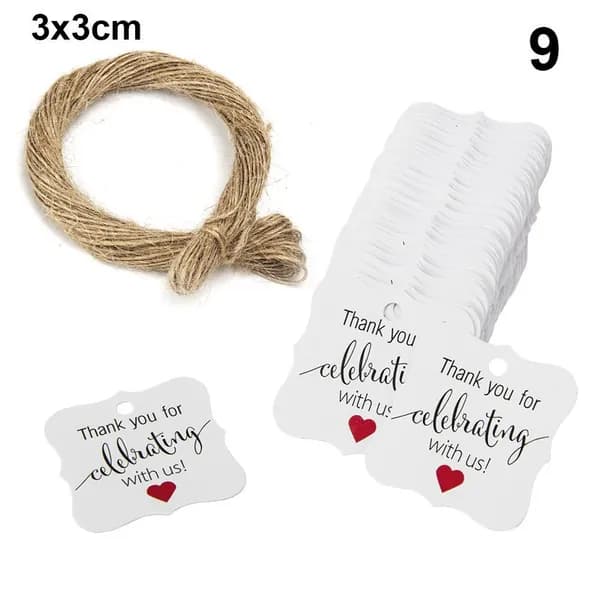 100pcs Джутовый шпагат