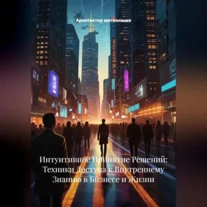 Интуитивное Принятие Решений: Техники Доступа к Внутреннему Знанию в Бизнесе и Жизни | Архитектор метазнания | Электронная аудиокнига