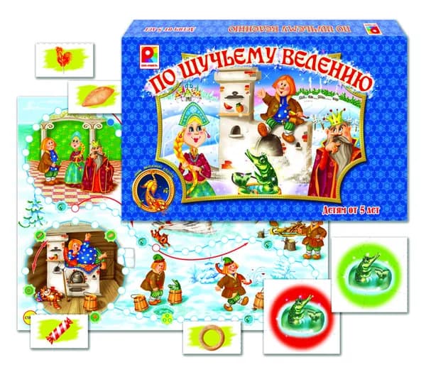 Настольная игра Радуга " По щучьему велению". Познавательная развивающая игра-ходилка.