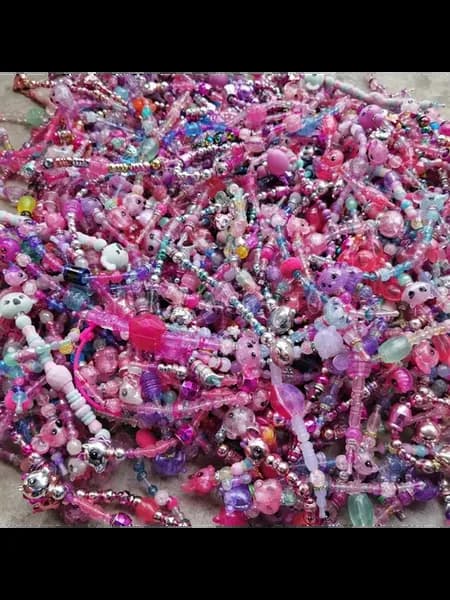 DIY браслеты с подвесками животные 2 5 10 шт. Розовый, Diffe