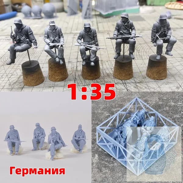 Cor 135 сборная модель солдат