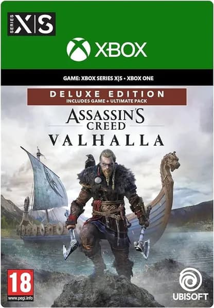Игра Assassin's Creed Вальгалла Deluxe Edition, цифровой ключ для Xbox One/Series X S, Русская озвучка