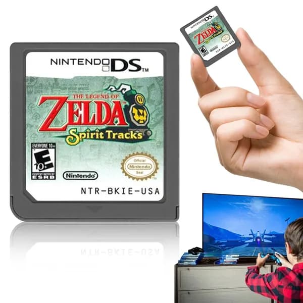 Игровая карта Nintendo 64 The Legend of Zelda: Spirit Tracks с батарейкой