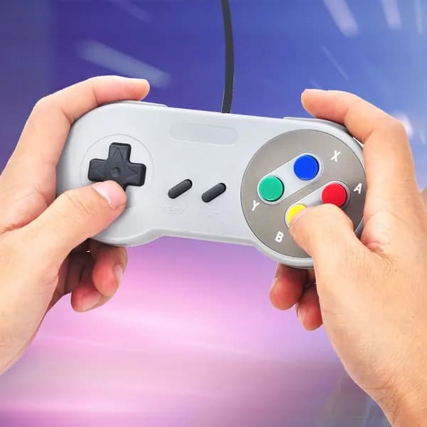 Игровой контроллер SNES с USB-подключением и крестообразным джойстиком