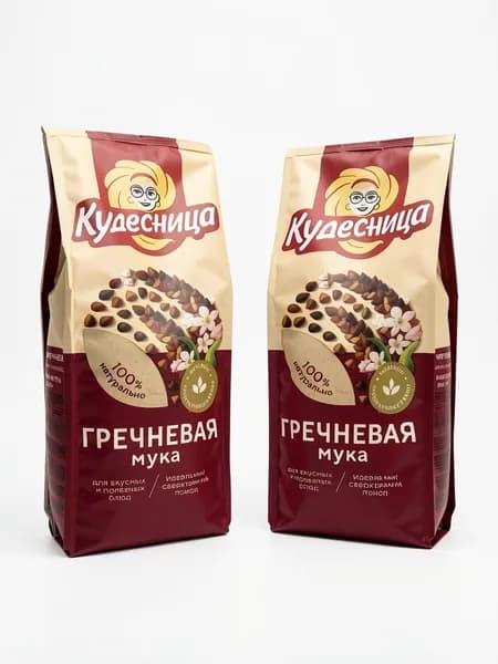 Мука гречневая Кудесница, 2 шт по 400 г