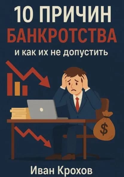 10 причин банкротства и как их не допустить | Крохов Иван | Электронная книга